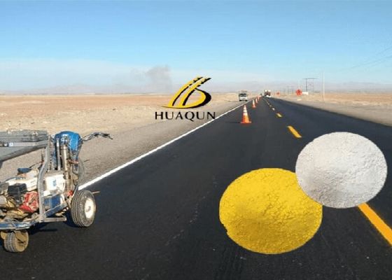 شراء طلاء علامة الطريق ذوبان حار عاكس بكفاءة مع 10٪ من حبات الزجاج المختلطة مسبقًا تصنيع عبر الإنترنت