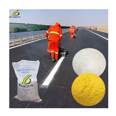 شراء مسحوق حرارة بلاستيكي طلاء الطرق الحرارة بلاستيكي مع حبات الزجاج تصنيع عبر الإنترنت