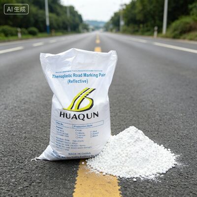 شراء الطلاء الحراري البلاستيكي لتمييز الطرق مع الراتنج C5 للحصول على مرئية دائمة طويلة الأمد في 25 كجم لكل كيس تصنيع عبر الإنترنت