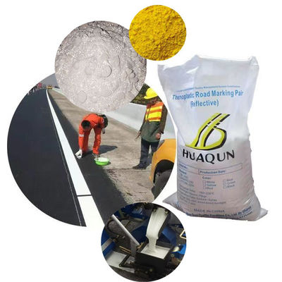 طلاء الطرق الحرارية ذات المؤشر العاكس العالي الطلاء المسحوق مع حبات الزجاج المنتج الراتنج أساسا