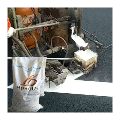 طلاء العلامة الطرقية البلاستيكية الحرارية عالية الانعكاسية وطويلة الأمد لتمييز الطرق بالخرز الزجاجي