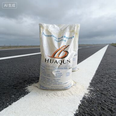 الطلاء الحراري السريع الجفاف مع حبات زجاجية عالية الرؤية لطلاء السلامة على الطرق