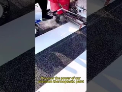 علامات طريق قوية ودائمة مع الطلاء الحراري البلاستيكي للطرق السريعة والطرق الحضرية