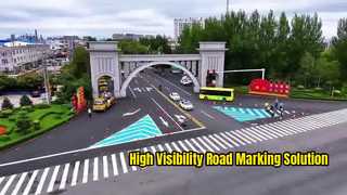 LudeMark Yechuan Road Marking Project | Building a Colorful & Modern City